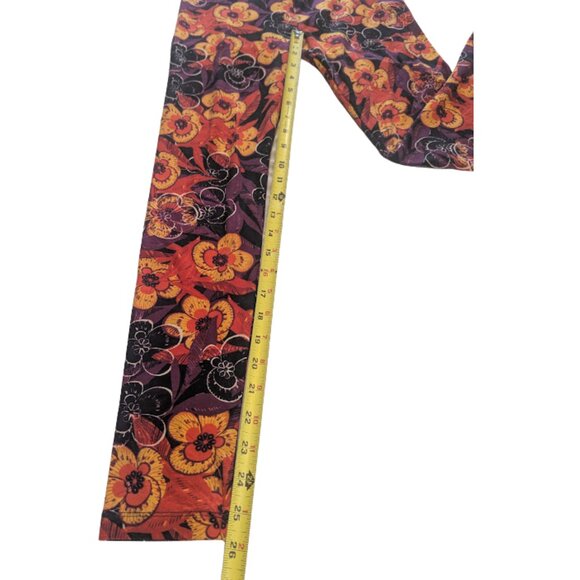 LuLaRoe OS Leggings Floral Autumn Print – One Size - Picture 6 of 10
